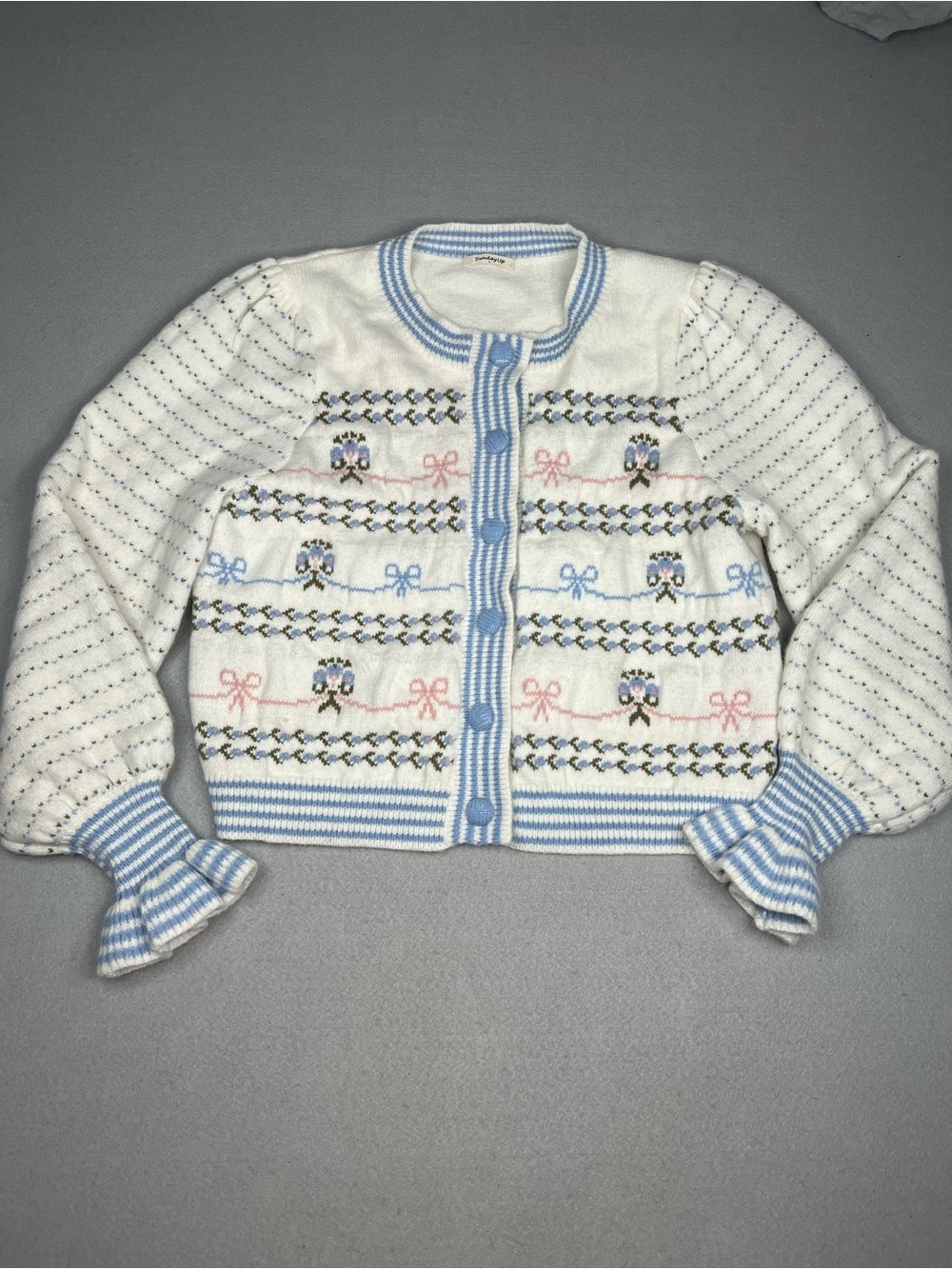Confête Sunday Up Madison Bow Cardigan Large
